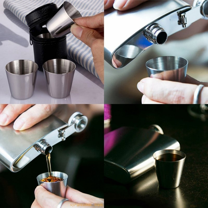 4/6 шт. чашки из нержавеющей с – обзор и цена Coffee Equipment Camping