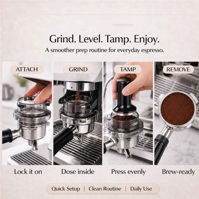 Дозирующая воронка B15C 54 мм  – обзор и цена Breville Espresso Barista Touch